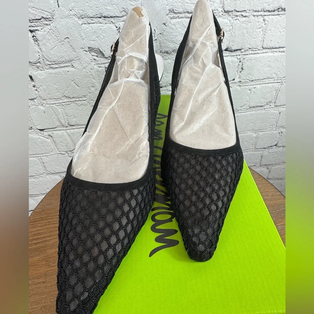 Sam Edelman Bianka Sling in Black Net - Picture 10 of 11